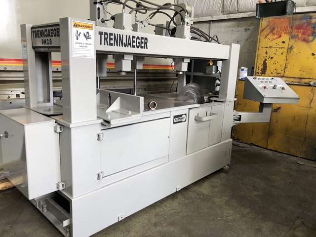 8.5" x 26" Trennjaeger #PMC-8 cold saw, 28" saw blade diameter, newer controls, 4 vertical hydraulic hold - Image 2