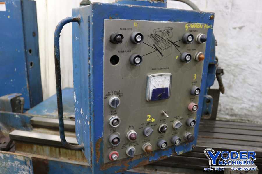 Cincinnati #425-185 Hypowermatic horizontal simplex mill, 84" x 18" table, #72801 - Image 5