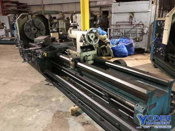 35" x 160" Clausing #MA35160, hollow spindle gap bed engine lathe, inch/metric, 2009, #73017 - Image 7