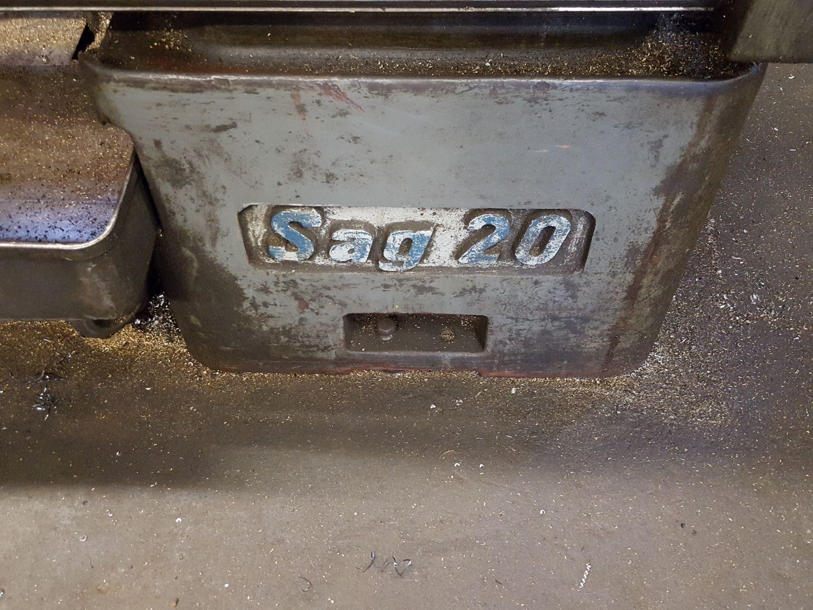 27.8" x 80" Graziano #Sag-20, gap bed lathe, 2-1/4" spdl hole, 10 HP, steady rests, folloow rest, 1972 - Image 4