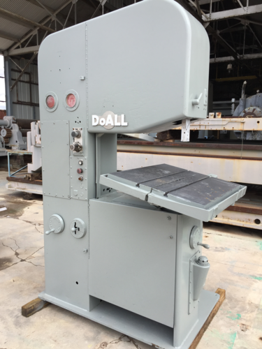 26" DoAll #2612, vertical band saw, power feed table - Image 1