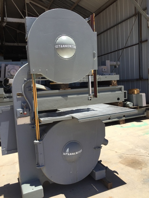 35" x 12" Tannewitz #G3SE, vertical band saw, 36" wheel diameter, S/N 14715 - Image 2