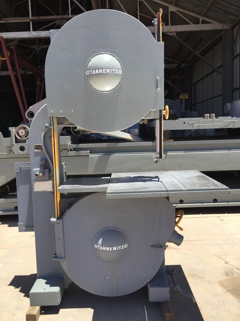35" x 12" Tannewitz #G3SE, vertical band saw, 36" wheel diameter, S/N 14715 - Image 3