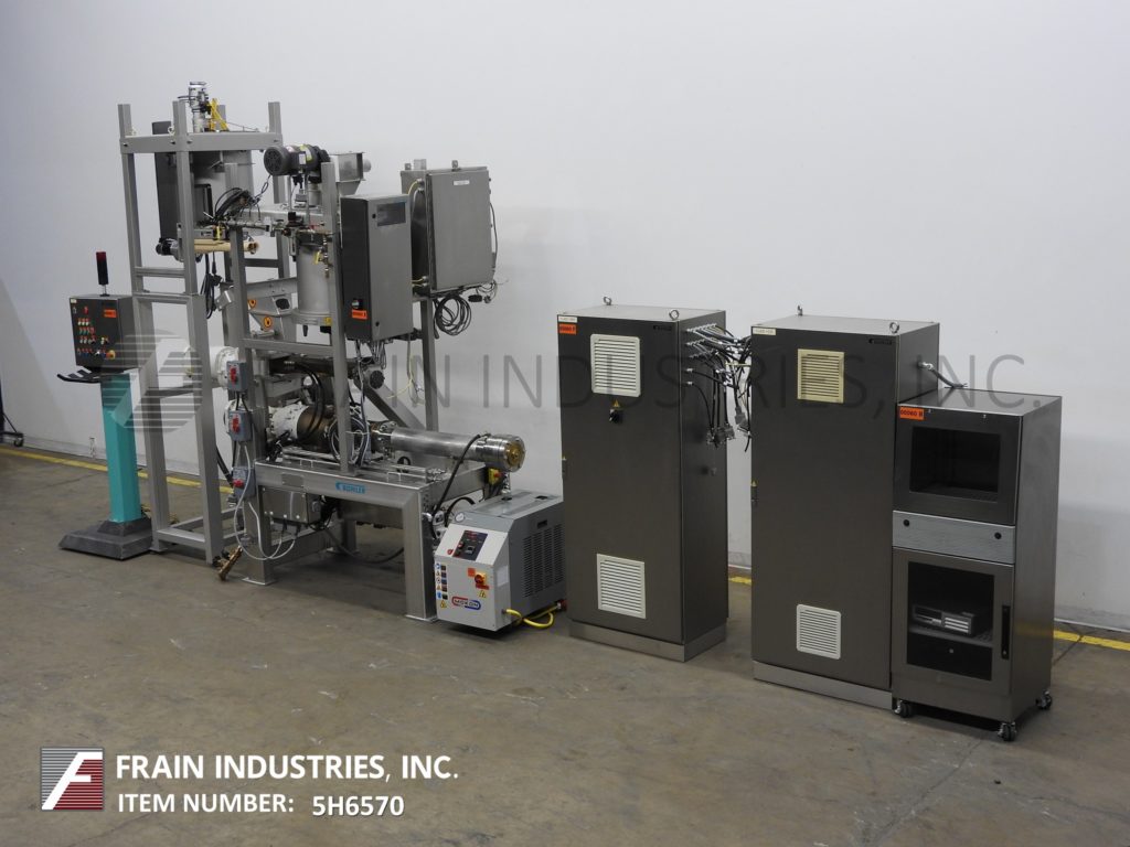Buhler-Maig #M-MN-400, inline, single screw extruder with product portioner, Allen-Bradley CPU - Image 5