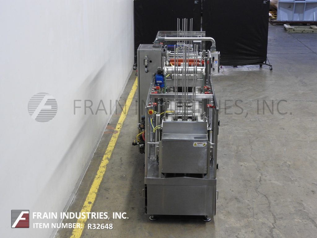Orics #2-lane, inline, Stainless Steel, cup / tray denster, filler, roll stock film, heat sealer and over - Image 3