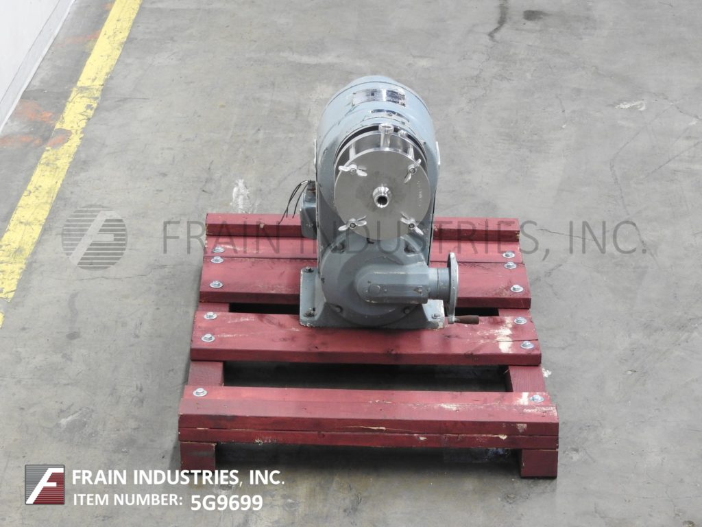 Votator #CR-6, Stainless Steel jacketed paste mixer rated up to 65 cubic inches, continuous mixing, blending - Image 3