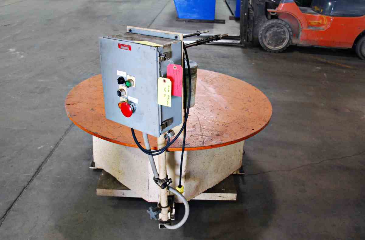 5000 lb. Intek Automation Contros pallet type horizontal uncoiler, 6" width, 52" outside dimension, #3697 - Image 5