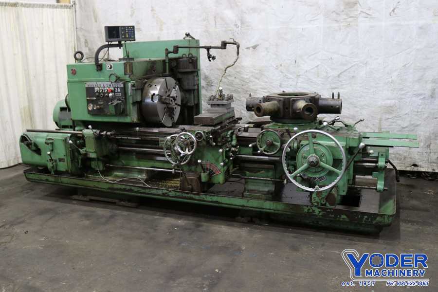 No. 3A Warner & Swasey, M3500 square head, 3-jaw 21" chuck, 40 HP, 3-Axis digital read out, #73068 - Image 2