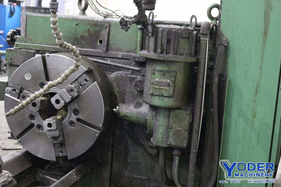 No. 3A Warner & Swasey, M3500 square head, 3-jaw 21" chuck, 40 HP, 3-Axis digital read out, #73068 - Image 7