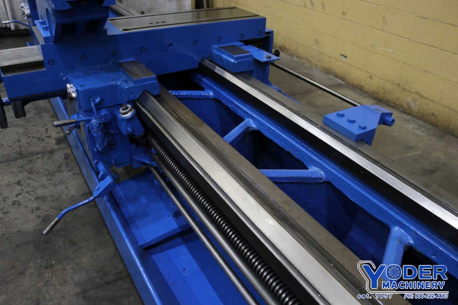 40"/50" x 192" Micm engine lathe, 22" swing over cross slide, 4-jaw 32" chuck, 3" spindle hole, taper - Image 8