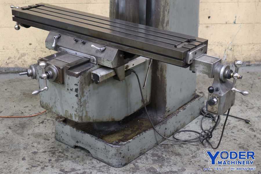 Comet #3KV, vertical mill, 10" x50" table, 3 HP, digital read out, power draw bar, 60-4250 RPM, #71446 - Image 5