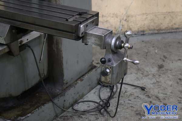 Comet #3KV, vertical mill, 10" x50" table, 3 HP, digital read out, power draw bar, 60-4250 RPM, #71446 - Image 6