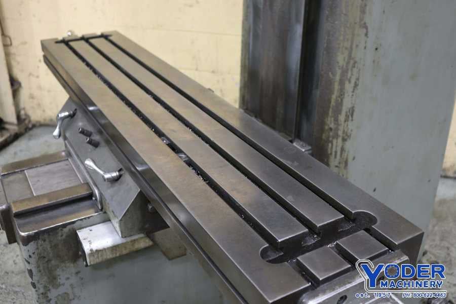Comet #3KV, vertical mill, 10" x50" table, 3 HP, digital read out, power draw bar, 60-4250 RPM, #71446 - Image 9