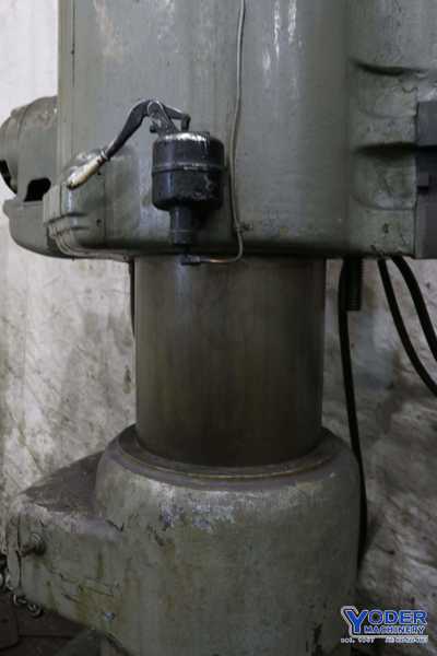 5' -13" American radial drill, 36" x72" base, 10 HP, power elevation & clamping, #71447 - Image 9