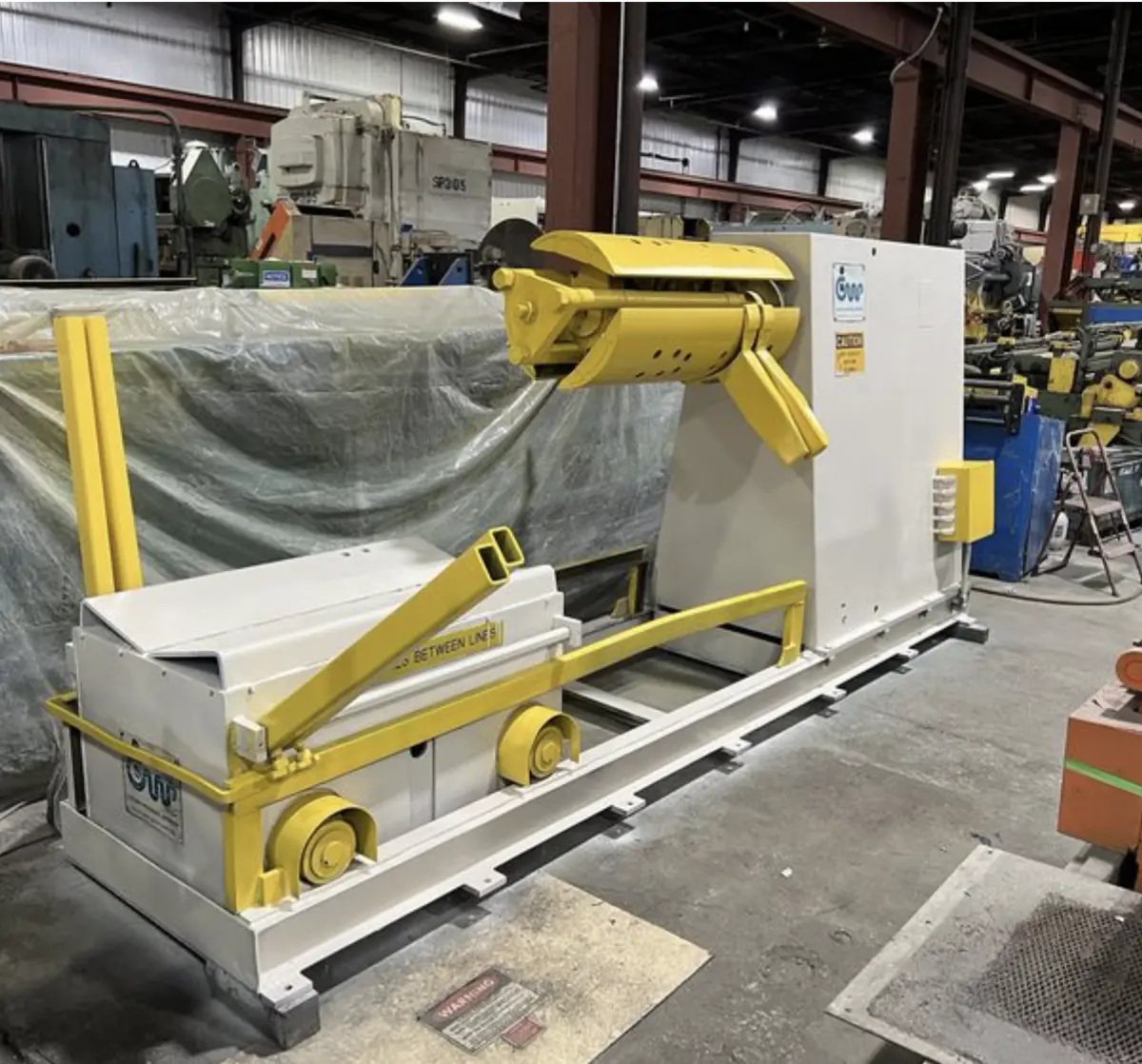 36" x .048" CWP #HD36SEF4, 20000 lb. reel, coil car, servo feed & shear & straightener - Image 1
