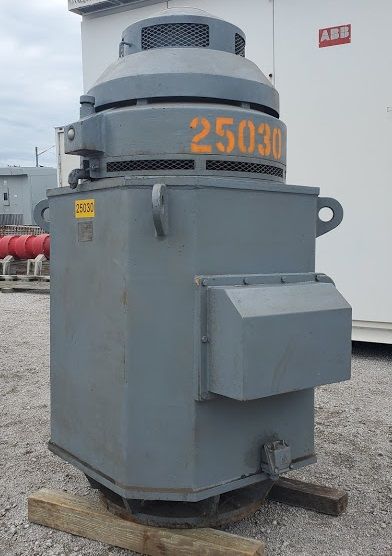 250 HP 700 RPM Teco, Frame DP5808, thrust bearing P base rblt, 4160 Volts - Image 5
