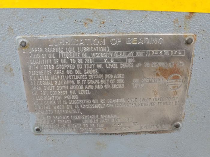 250 HP 700 RPM Teco, Frame DP5808, thrust bearing P base rblt, 4160 Volts - Image 9