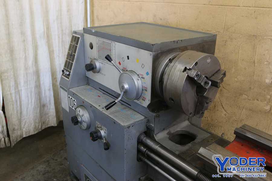 17"/26" x 60" Shen Yang #CA6240, gap bed engine lathe, inch/metric, 3-jaw 12" chuck, 4-way rapid traverse - Image 5