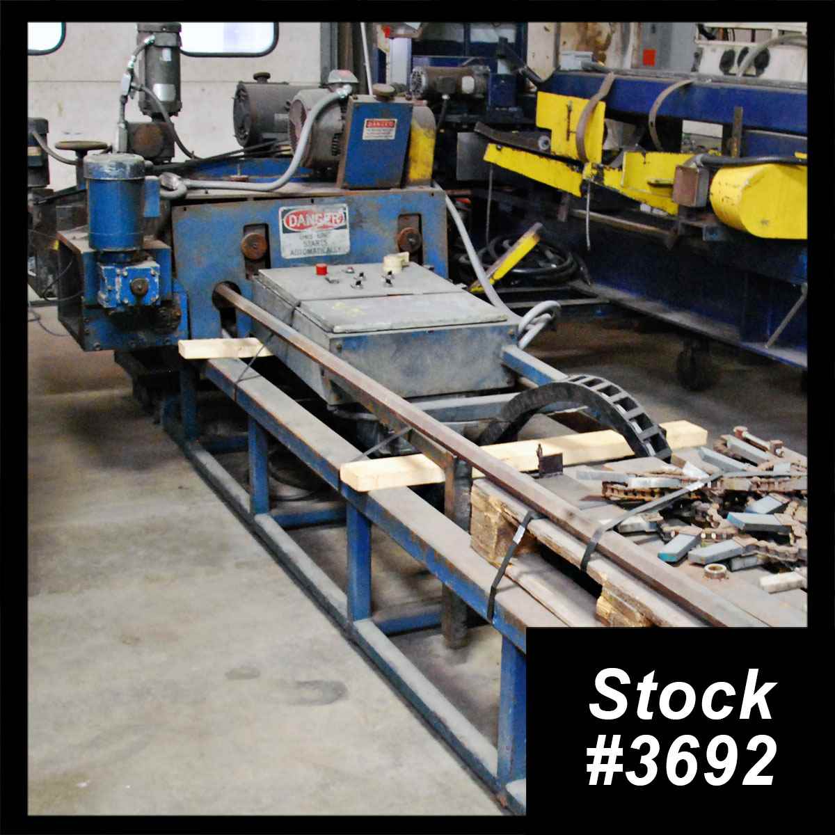 Buckeye / Loopco brush deburring machine, 2" OD x 144" max., #3692 - Image 1