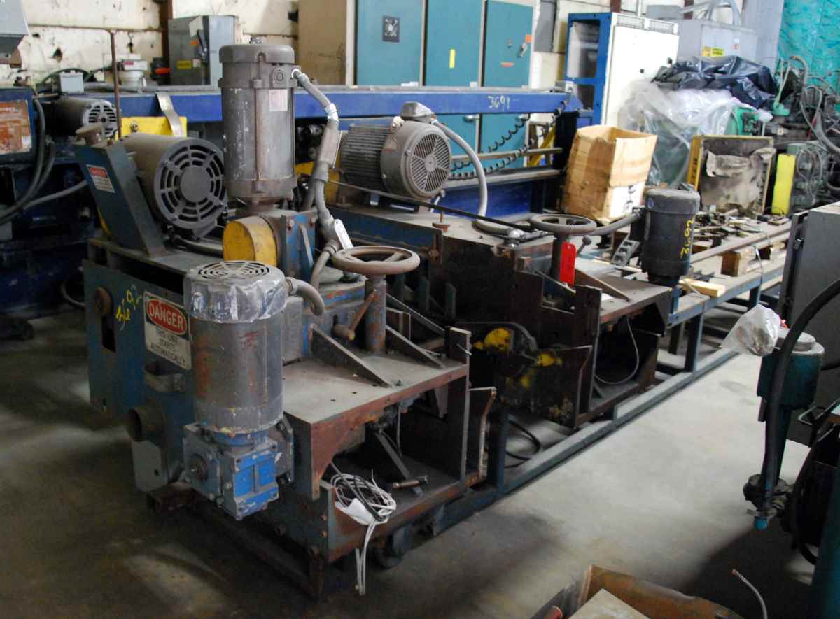 Buckeye / Loopco brush deburring machine, 2" OD x 144" max., #3692 - Image 5