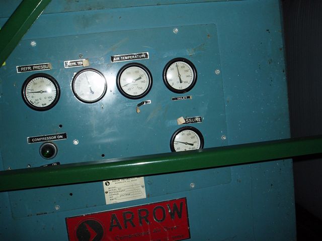 Arrow #3511, air dryer, R-32, 3 HP, S/N #11278 - Image 2