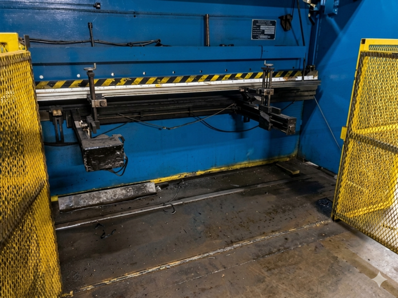 225 Ton, Pacific #J225-14, CNC hydraulic press brake, 14' overall, 149" between housing, 12" stroke - Image 2