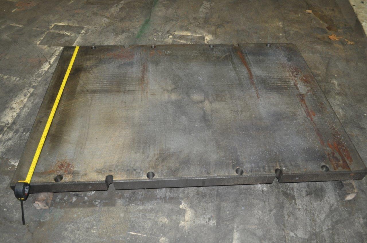 Bolster Plate: 72" x 48" x 3", press mounting holes - Image 1