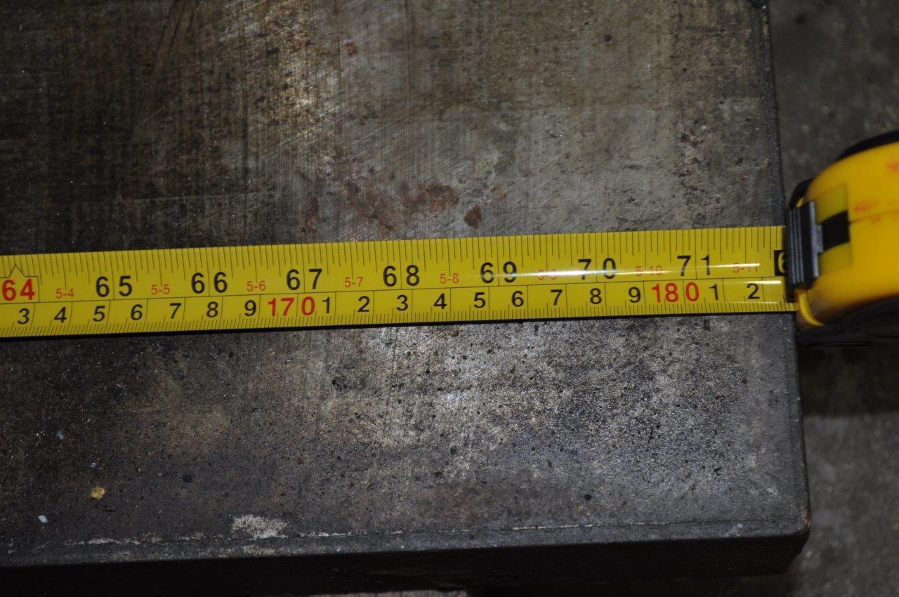 Bolster Plate: 72" x 48" x 3", press mounting holes - Image 3