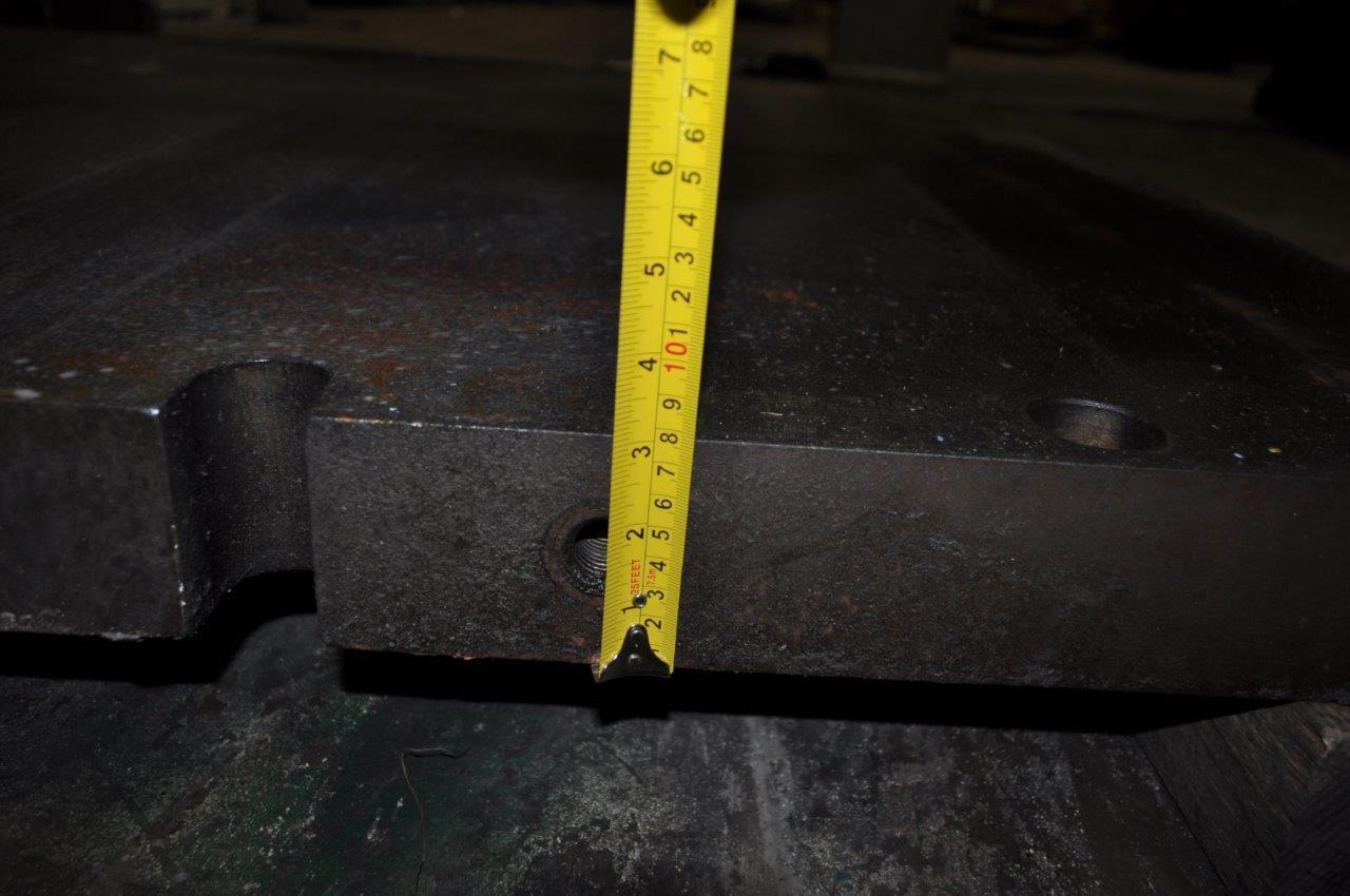 Bolster Plate: 72" x 48" x 3", press mounting holes - Image 6