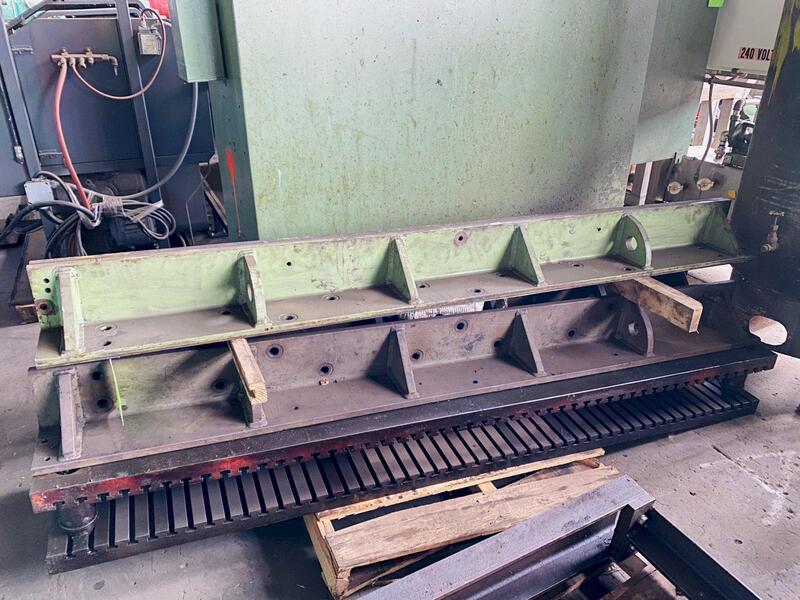 96" L, Punch & Die Set, Whistler, 24" W, good - Image 1