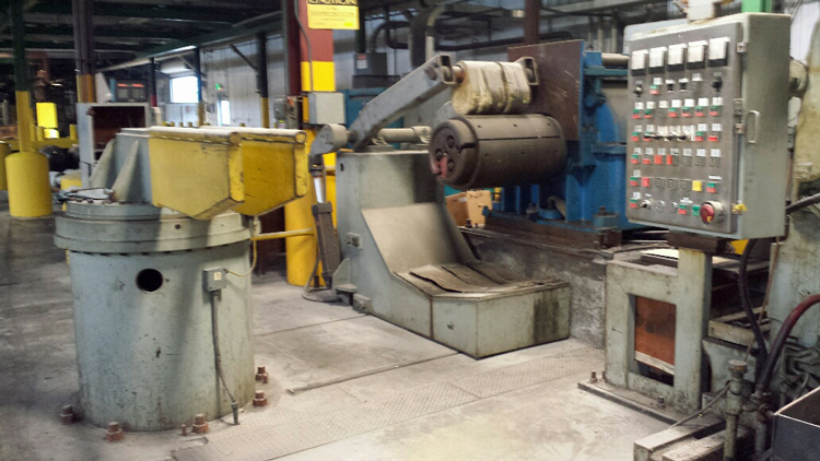 5" x 14" x 14" United, 4-Hi non-reversing rolling mill, .010"-.215" gauge, #VX-17468 - Image 2