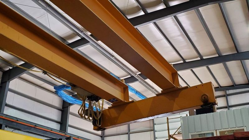 15 Ton, Kone, 39' 4" Span, 20' lift, class D, pendant, VFD bridge/trolley, 2002, #2092 - Image 5