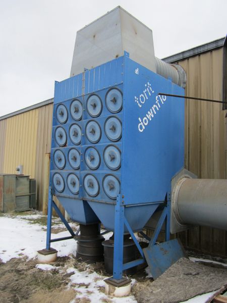 30000 cfm Donaldson #DFT4-32, cartridge collector, New York Blower, 33 ACF, fan 60 HP, 32 cartridge - Image 4