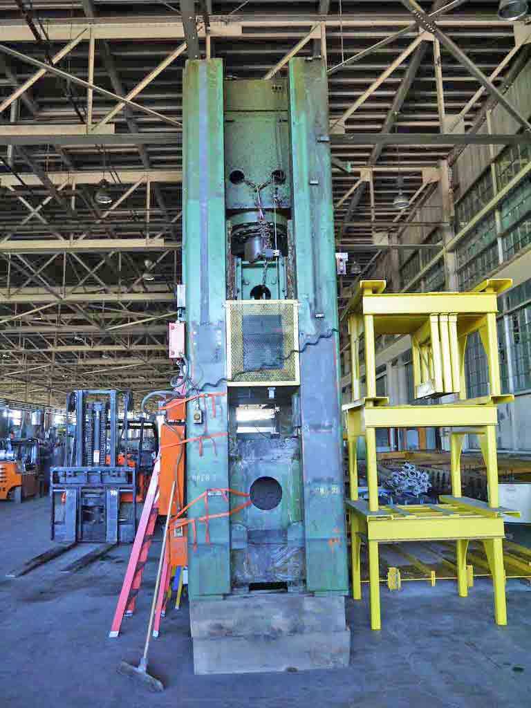 600 Ton, Pacific #600-D10-54, hydraulic press, 18" stroke, 123" x54" bed, #10742 - Image 3
