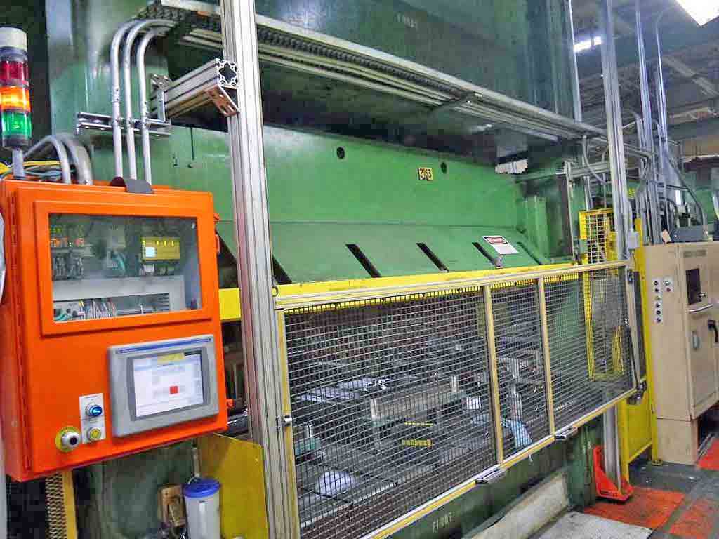 600 Ton, Pacific #600-D10-54, hydraulic press, 18" stroke, 123" x54" bed, #10742 - Image 8