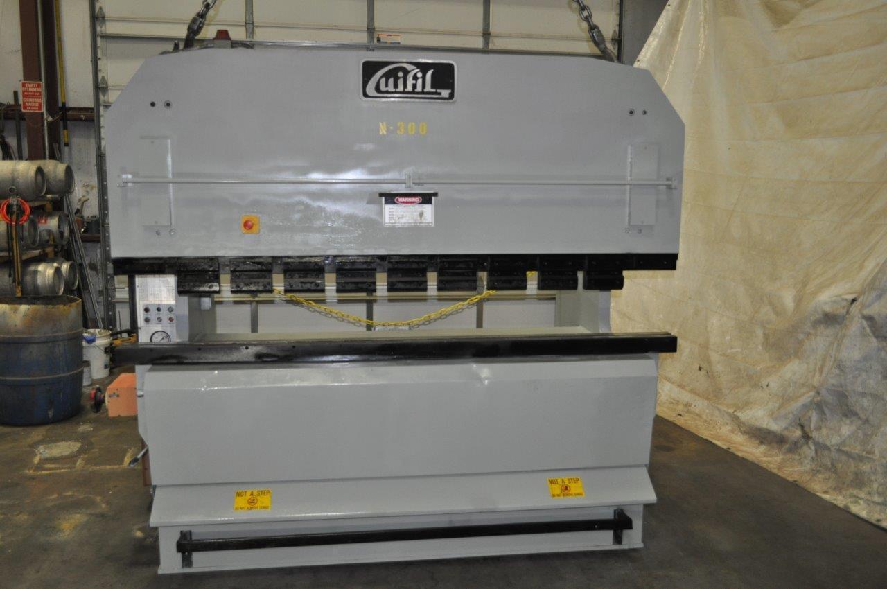 110 Ton, Guifil #PE25-100, hydraulic press brake, 8' overall, 80" between housing, 18" stroke, 1988 - Image 5