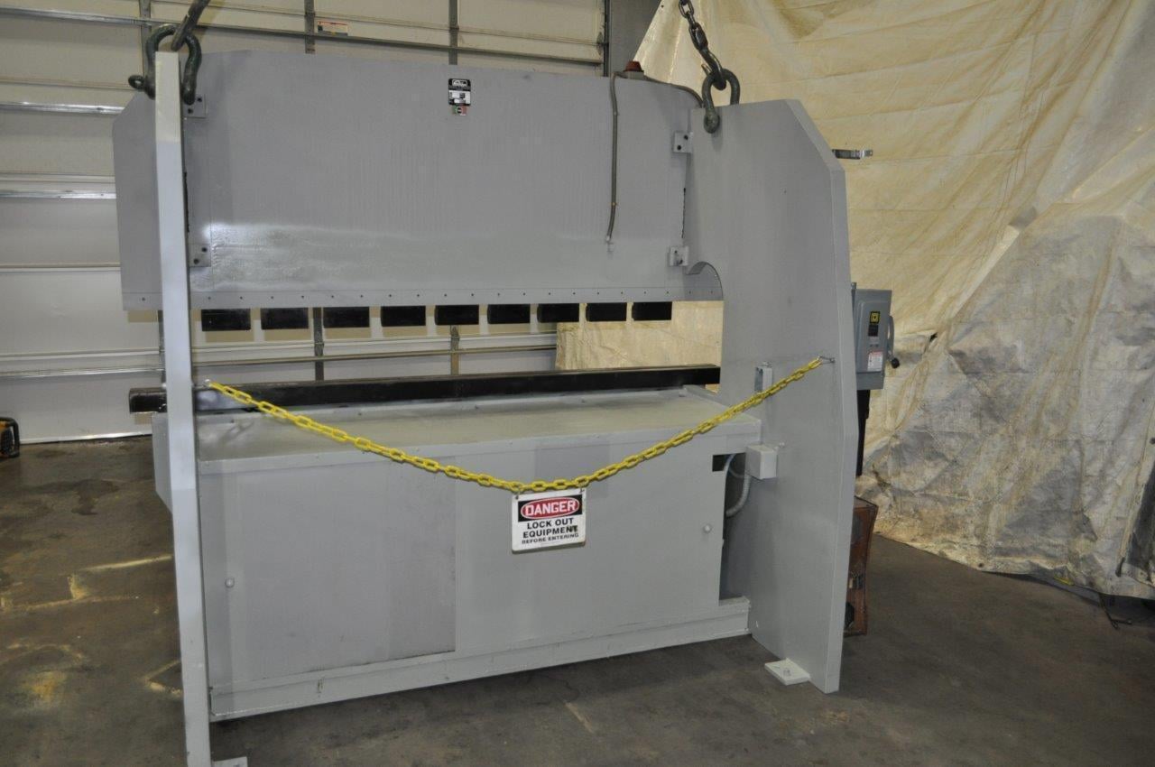 110 Ton, Guifil #PE25-100, hydraulic press brake, 8' overall, 80" between housing, 18" stroke, 1988 - Image 9