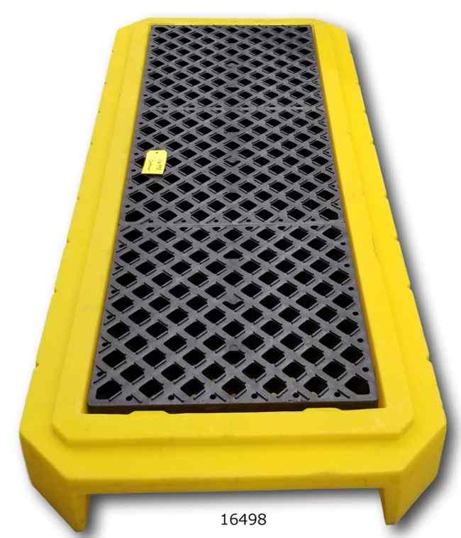83" x 34-1/2" x 8-3/4", ultratech #p4 ne, with no drain, 4500 lb. load capacity, 2-way forklift acess, like - Image 1