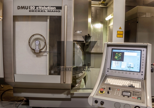 DMG, Deckel Maho #DMU-50-eVolution, 60 automatic tool changer, 19.7" X, 16.5" Y, 15" Z, 18000 RPM, Millplus - Image 2