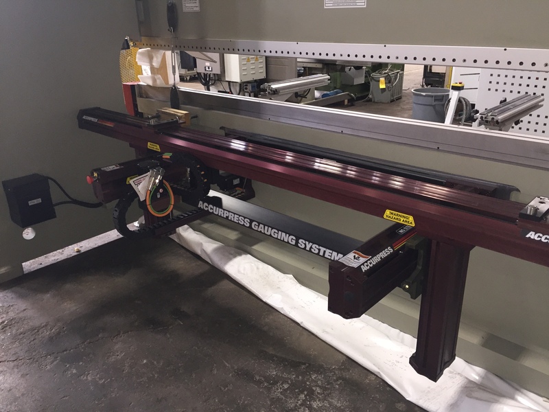 250 Ton, Accurpress #425012, hydraulic, 12' overall, 126" between housing, 12" stroke, Vision P12 CNC, new in - Image 8