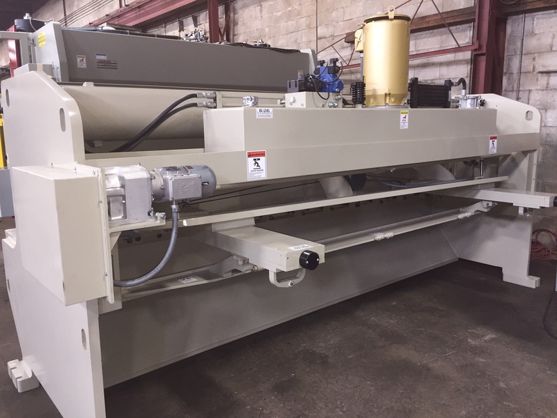 1/4" x 12' Accurshear #625012, hydraulic shear, 36" Back Gauge, 10' sq arm, 19 holddowns, 20 HP, new - Image 5