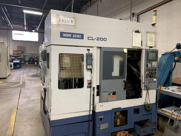 Mori Seiki #CL-200A, CNC lathe w/gantry loader, MSC-803, 20.3