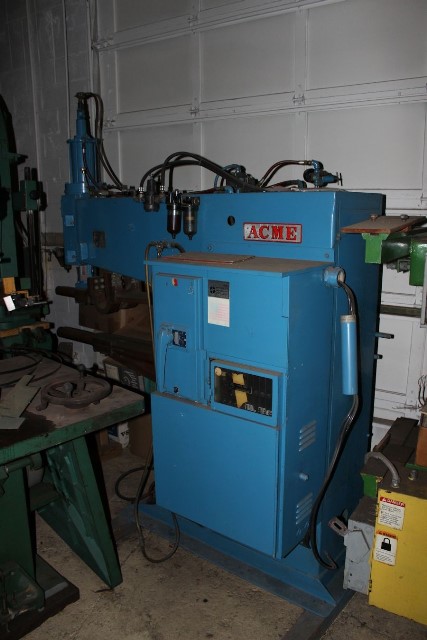 100 KVA Acme #PT1S-48-100, press type, 22500 amp, 230 V., 48" x 8" throat, S/N 14584 - Image 1
