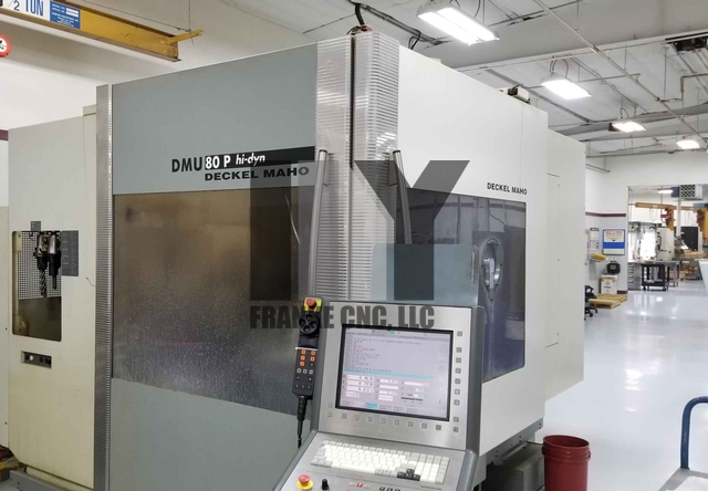 DMG, Mori Deckel Maho #DMU-80P-hi-dyn, 30 automatic tool changer, 31.5" X, 27.6" Y, 23.6" Z, 6300 RPM, 2005 - Image 8
