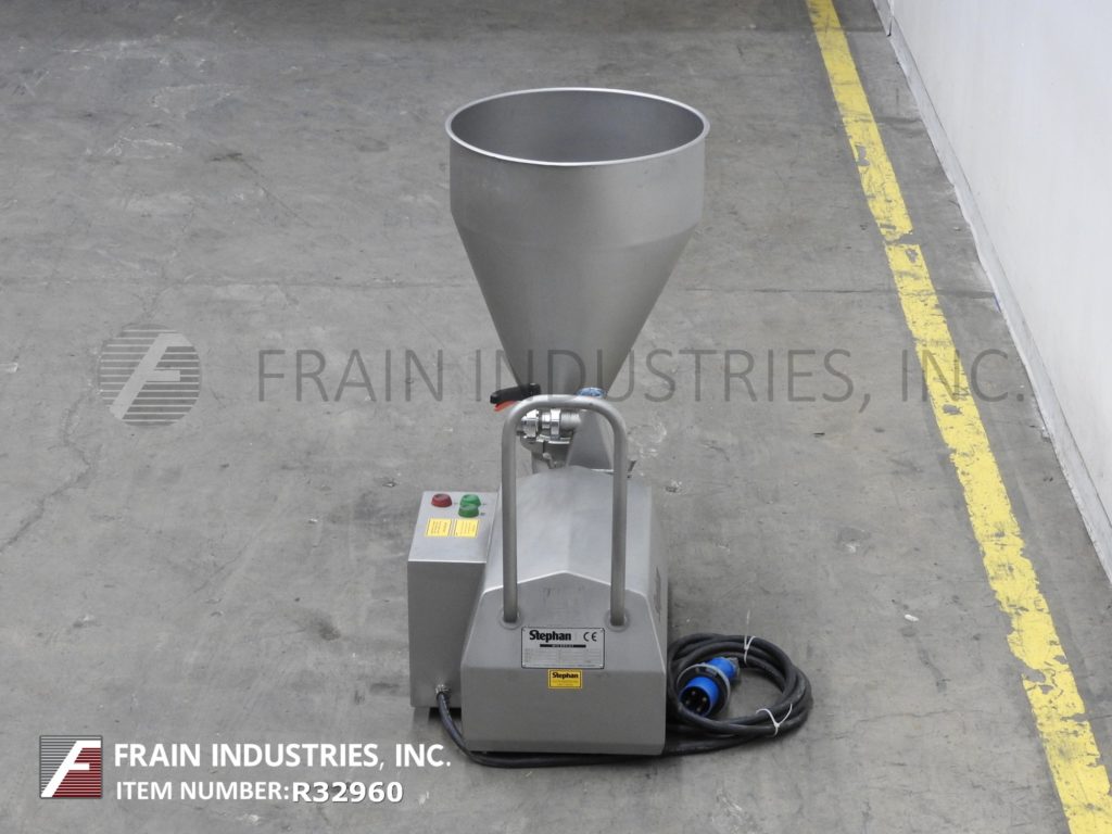 Stephan Machinery #MCH-10/2, horizontal, Stainless Steel construction, micro-cut, emulsifier capable outputs - Image 4