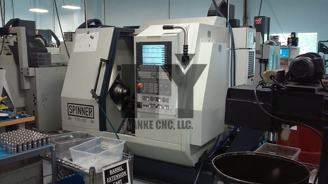 Spinner #TTC300-52, CNC lathe, 2-spindle, Siemens 840DE Ctrrl, 12/16 position turret, 2012 - Image 5