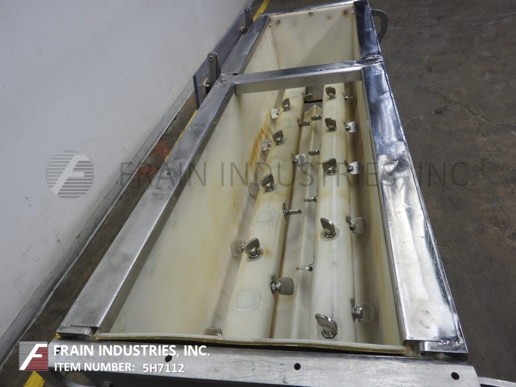 32 cu.ft. Hayes & Stolz, poly double paddle mixer, lift up cover, double paddles with dual 4" diameter shafts - Image 2