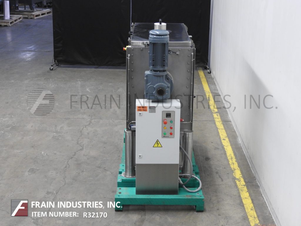 Morcos Machinery #RM600, Stainless Steel double ribbon mixer, flip up/clamp down cover, micro-switch safety - Image 3