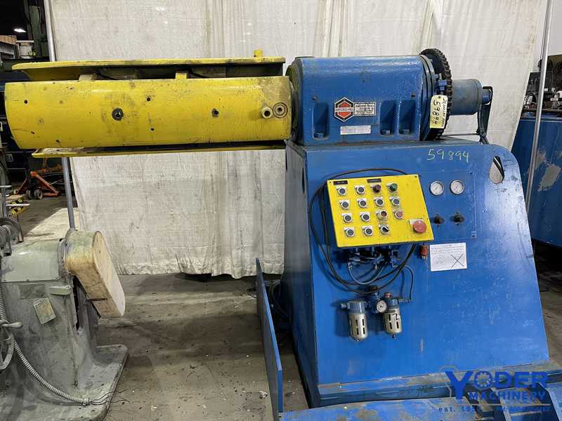 20000 lb. Gifford Hill coil reel w/coil car, 48" width, 72" outside dimensions, 17"-22" ID, hydraulic - Image 1