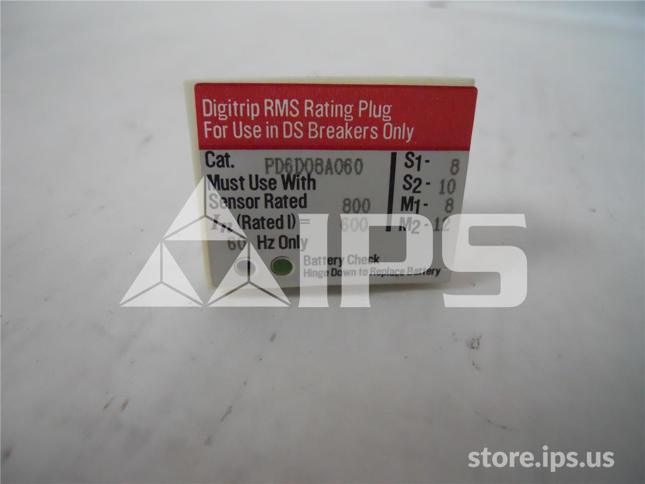 600 Amps Ch Rating Plug 800 Amps Ct For Digitrip 100 Series - Image 1